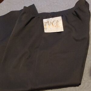 Image Black Pull On Pants Sz 24W